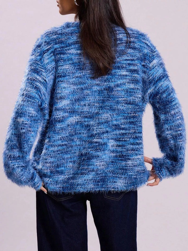 Elisa™ – Cárdigan de Punto Grueso con Botones