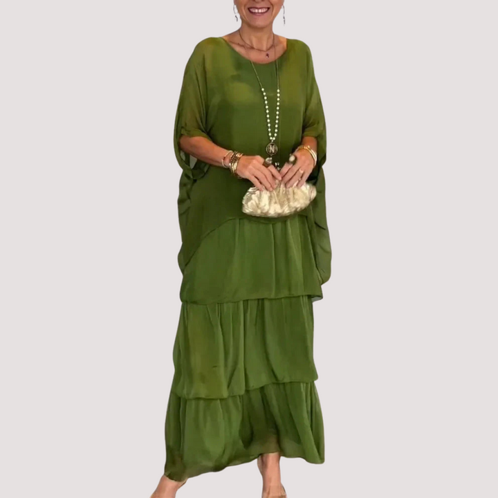 Norevana | Celia™ - Vestido Boho Casual Elegante de Gasa