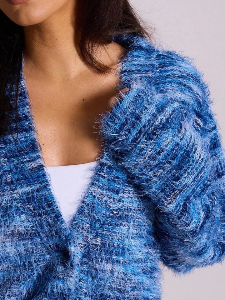 Elisa™ – Cárdigan de Punto Grueso con Botones