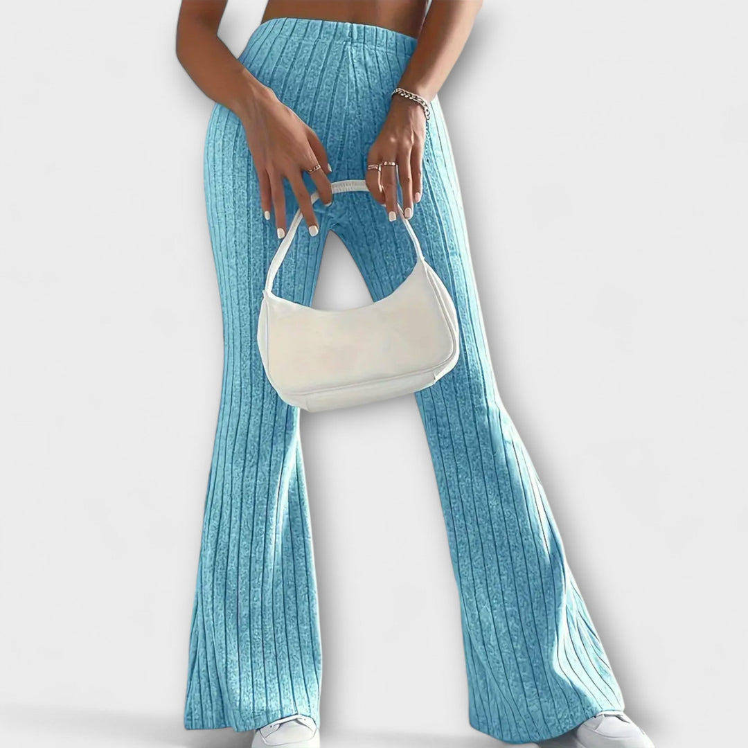 Norevana – Pantalón acampanado elegante