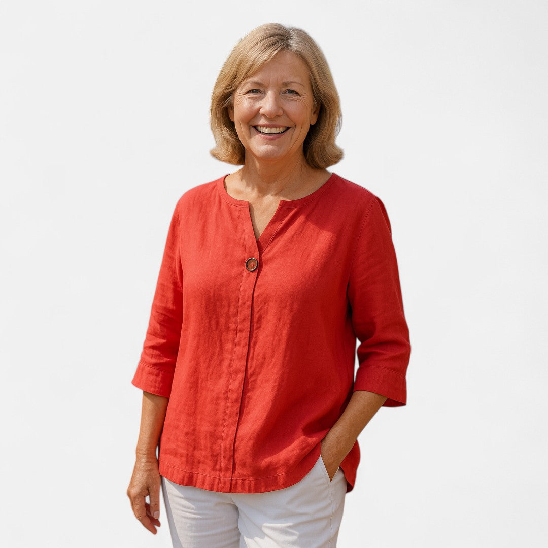 Norevana | Sara™ - Blusa Favorecedora con Corte Suelto