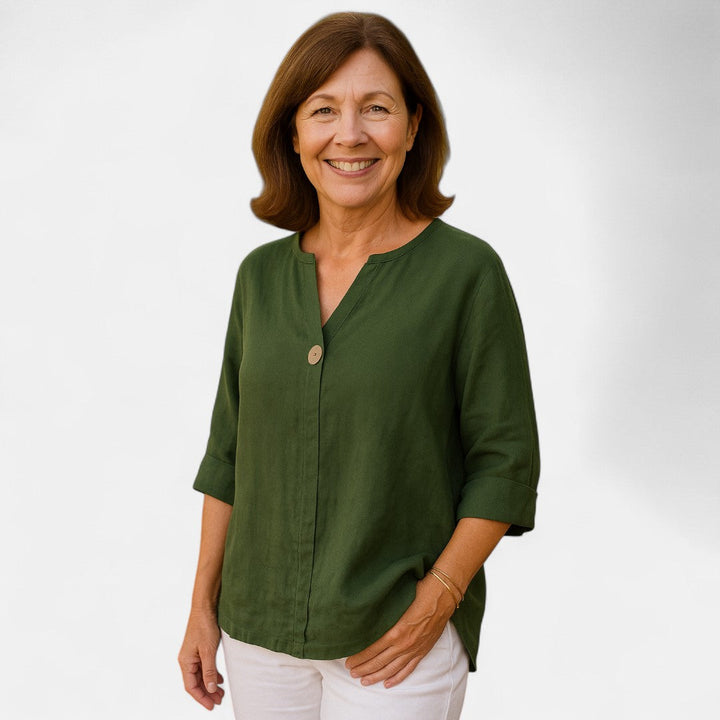 Norevana | Sara™ - Blusa Favorecedora con Corte Suelto