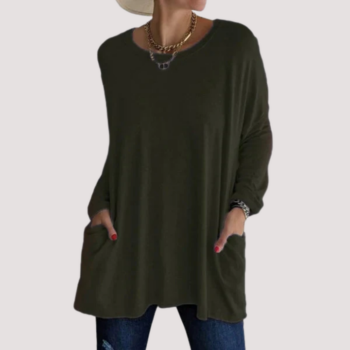 Norevana | Carolina™ - Jersey de Manga Larga Relajado