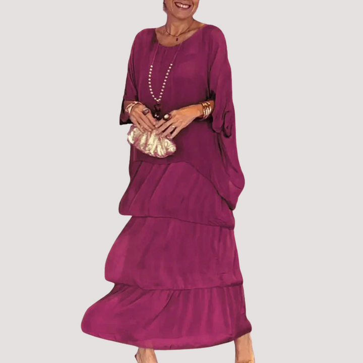 Norevana | Celia™ - Vestido Boho Casual Elegante de Gasa