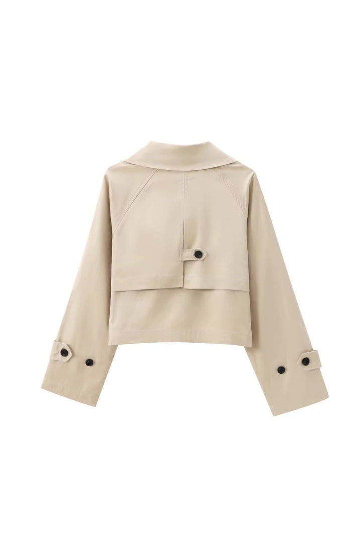 Ingrid | Elegant kort trenchjakke