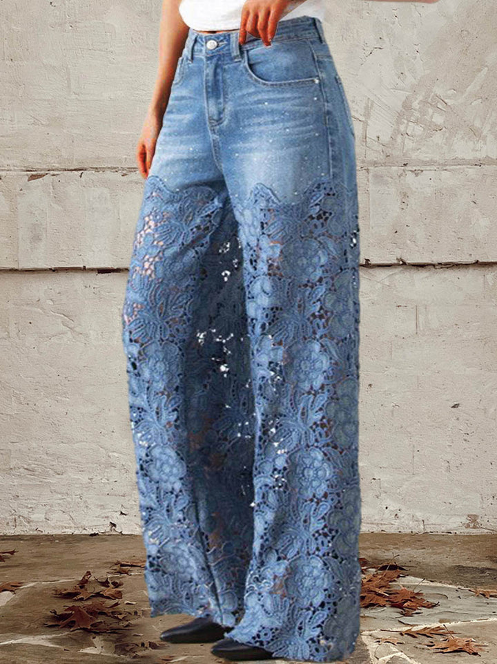 Eira™ | Mid-rise jeans med vintage look