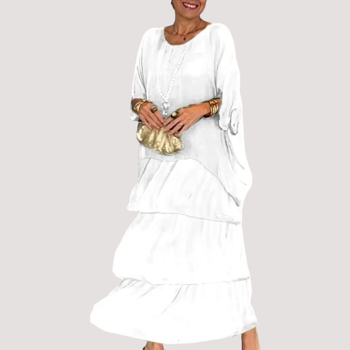 Norevana | Celia™ - Vestido Boho Casual Elegante de Gasa