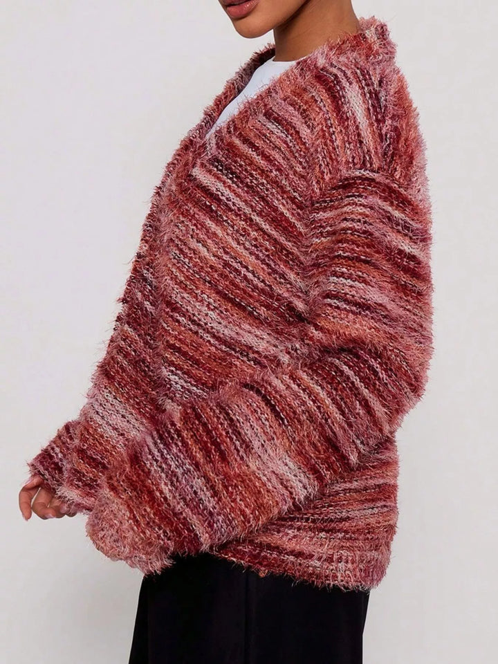 Elisa™ – Cárdigan de Punto Grueso con Botones