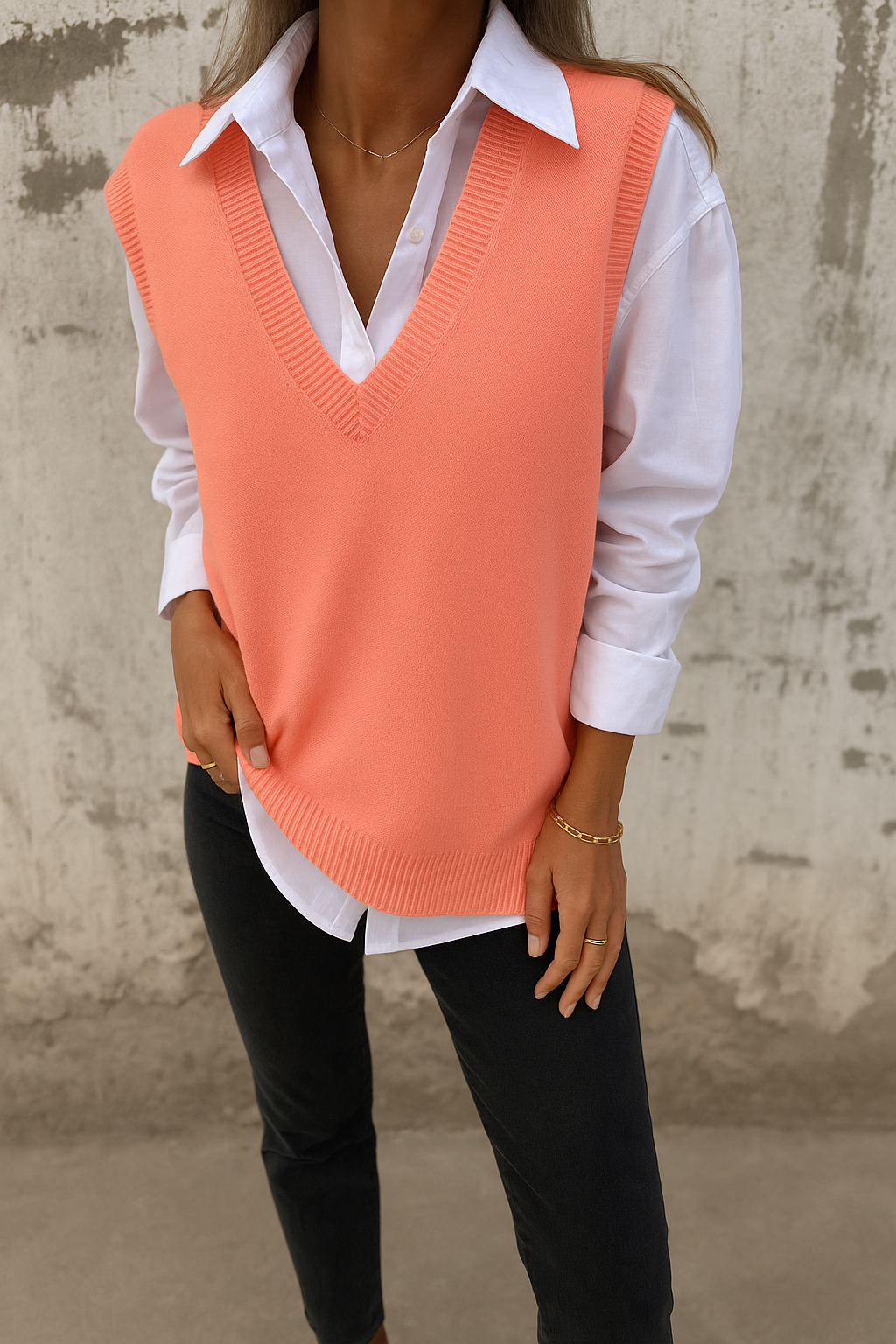 Alina – Chaleco de punto elegante