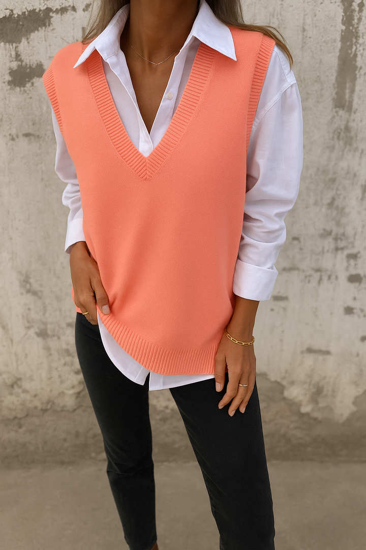 Alina – Chaleco de punto elegante