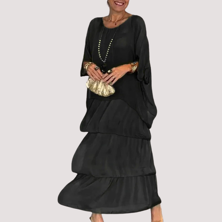 Norevana | Celia™ - Vestido Boho Casual Elegante de Gasa