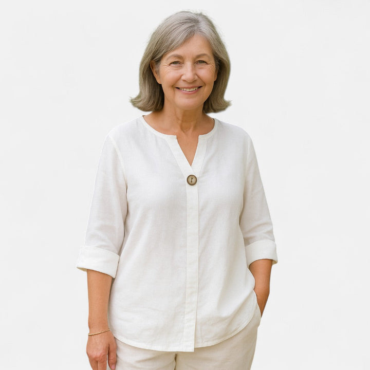 Norevana | Sara™ - Blusa Favorecedora con Corte Suelto