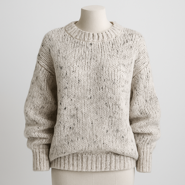Solveig – Koselig Retro Strikkegenser