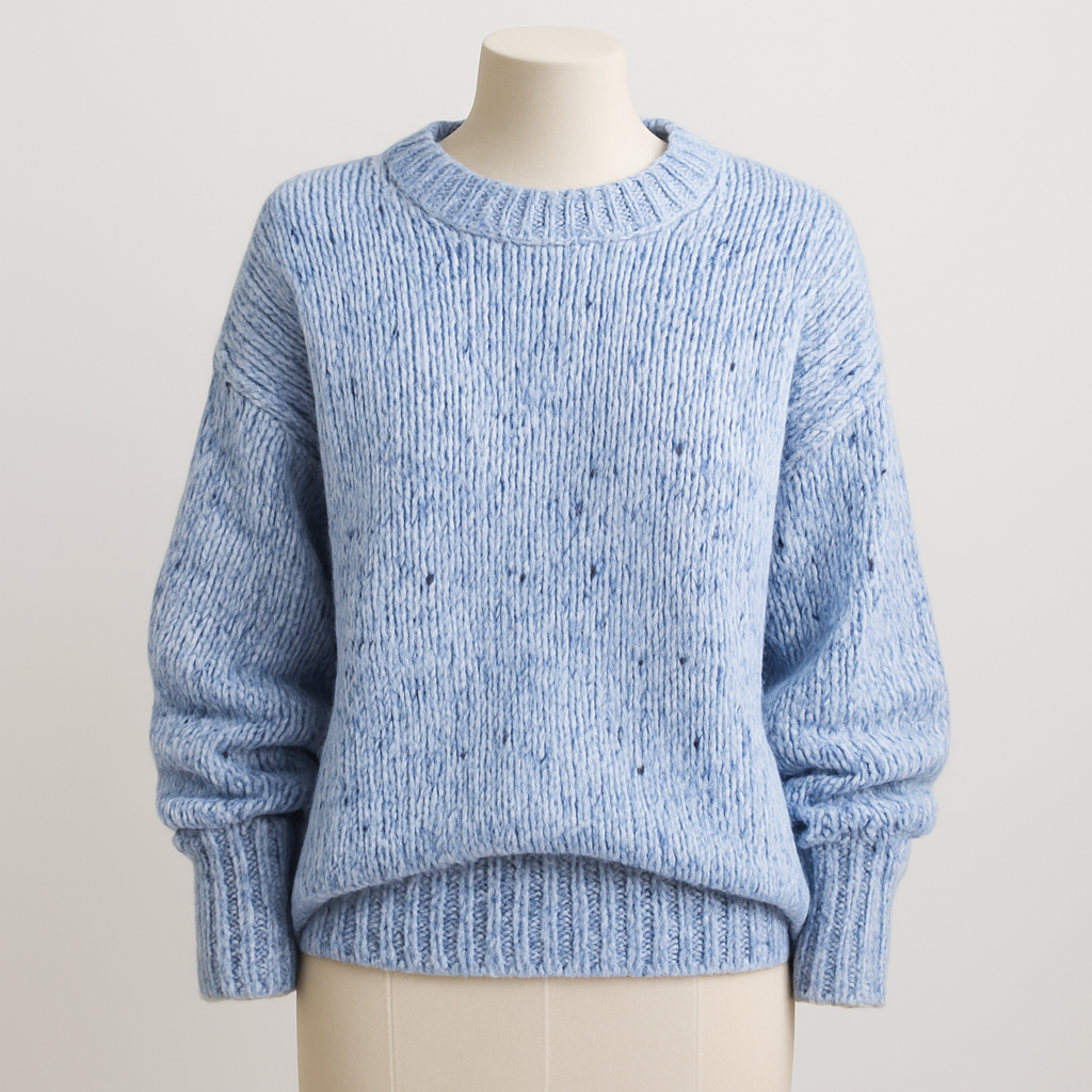 Solveig – Koselig Retro Strikkegenser