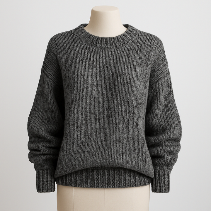 Solveig – Koselig Retro Strikkegenser
