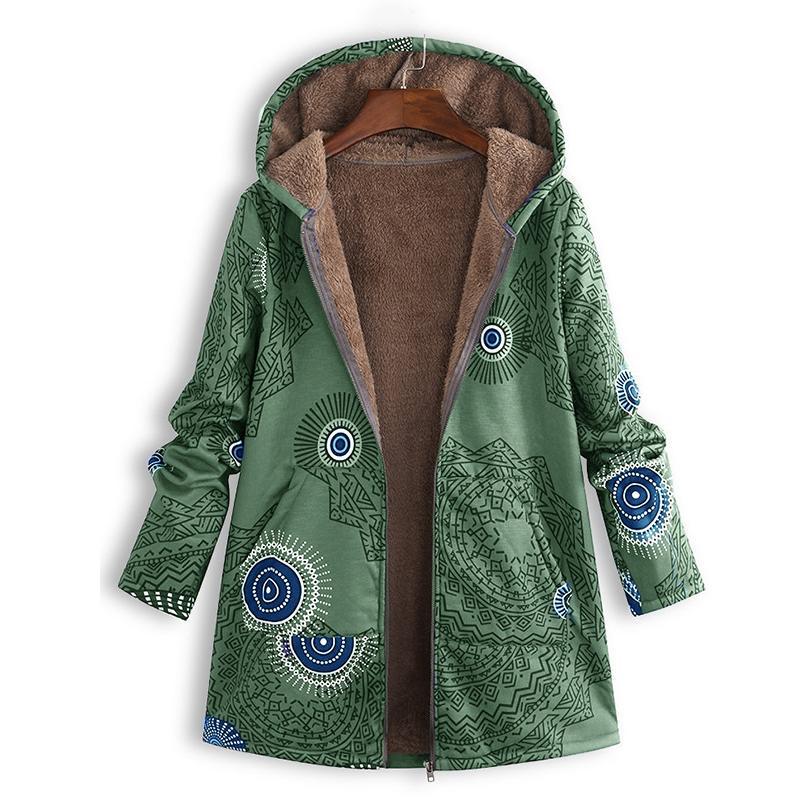 Candela™ Chaqueta Boho de Forro Polar Cálido