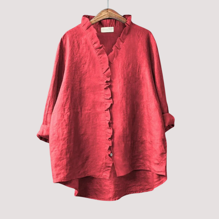 Norevana | Gabriela™ - Blusa de Lino