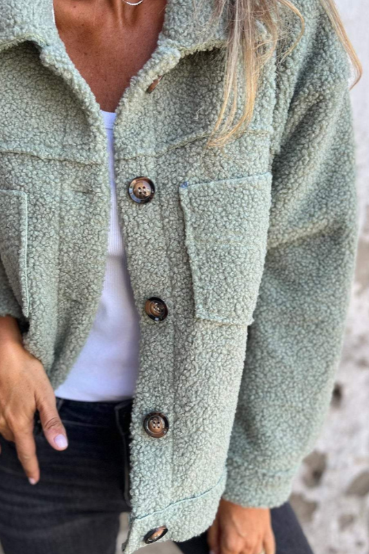 Norevana™ – Chaqueta de Moda en Tejido Suave Perla