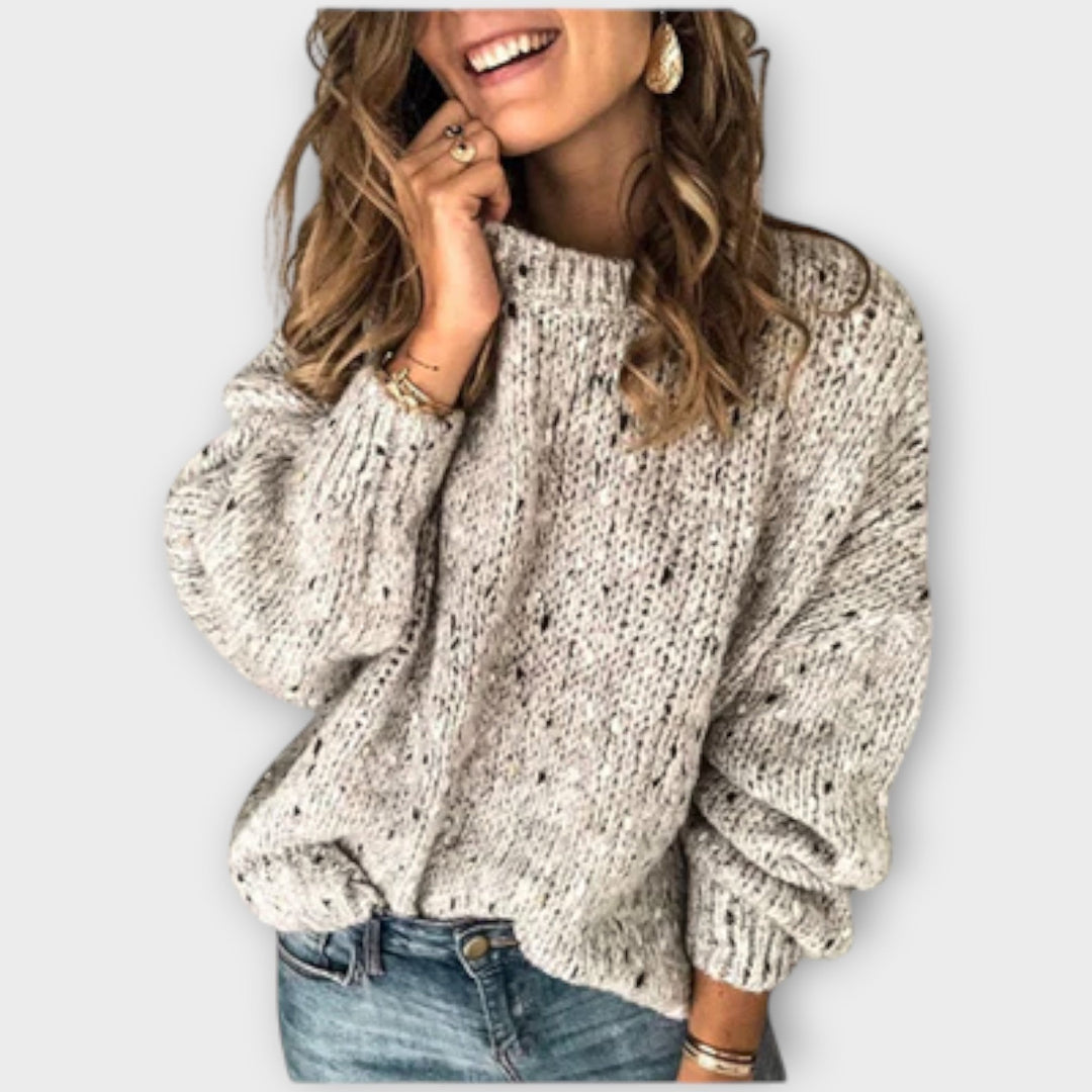 Solveig – Koselig Retro Strikkegenser