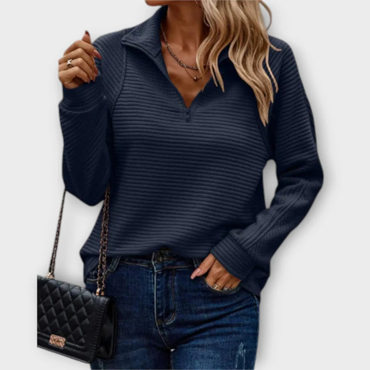 Ingrid – Halfzip genser