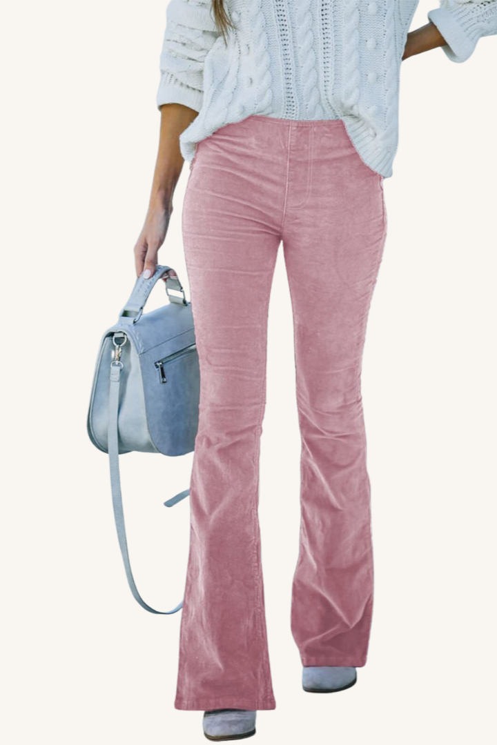 Norevana™ Pantalones Flare de Pana