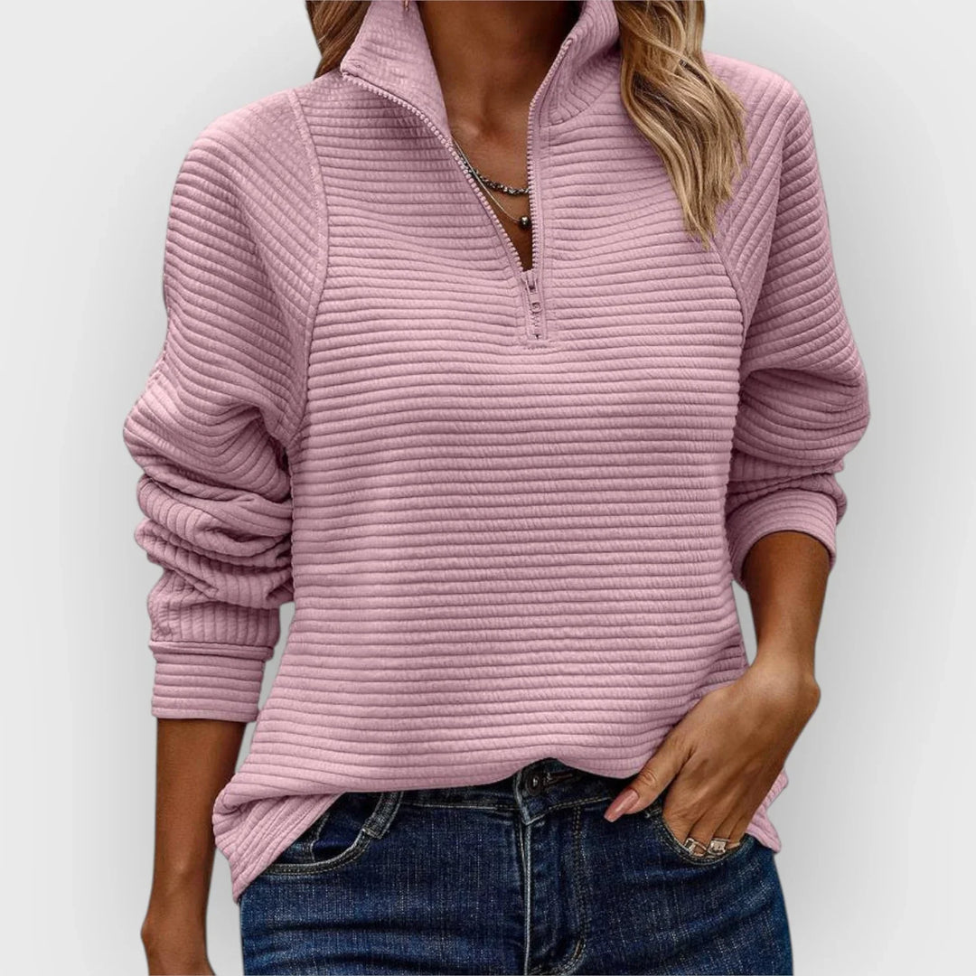 Ingrid – Halfzip genser