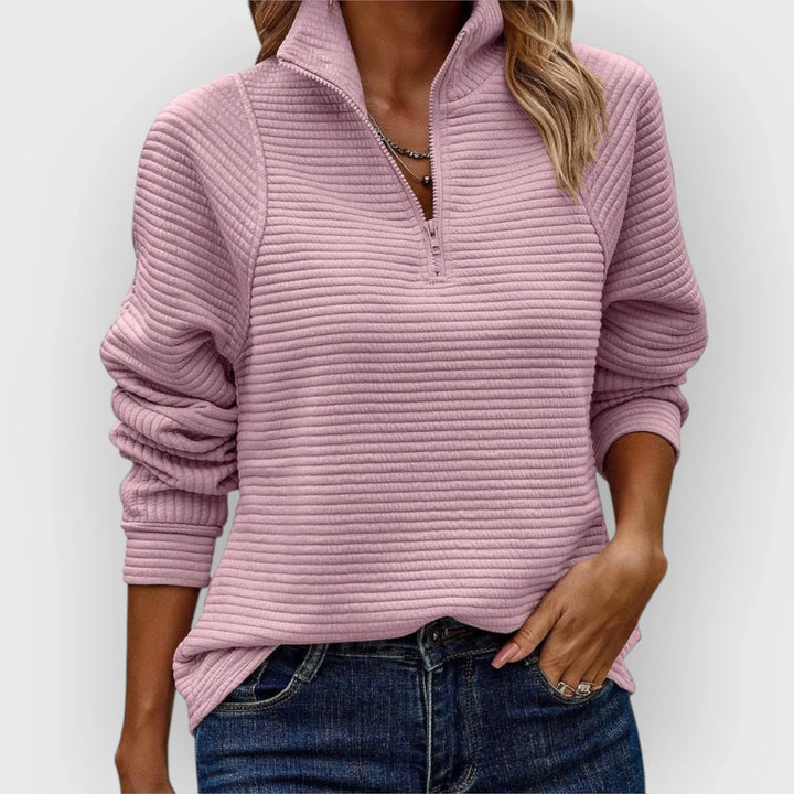 Ingrid – Halfzip genser