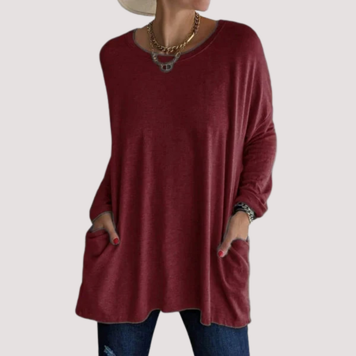 Norevana | Carolina™ - Jersey de Manga Larga Relajado