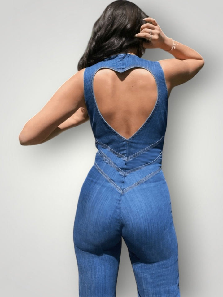 CAPRI | DENIM JUMPSUIT - Nordic Boutique & Co.