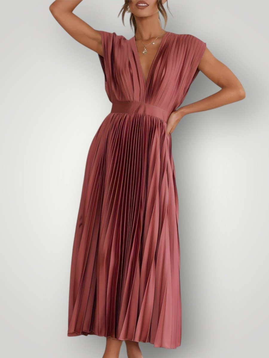 CELESTIA | ELEGANT PLISSEKJOLE - Nordic Boutique & Co.