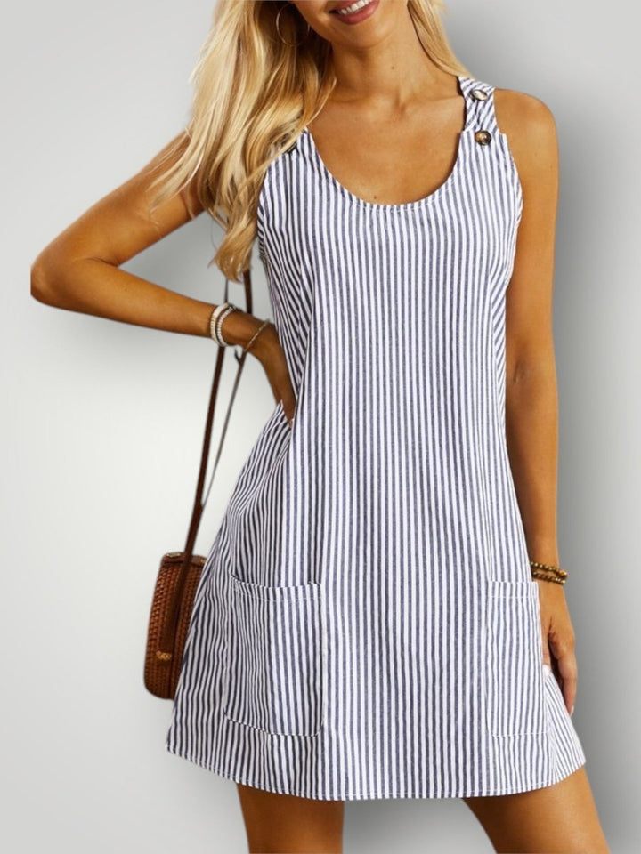 CRESSIDA | STRIPET SOMMERKJOLE - Nordic Boutique & Co.