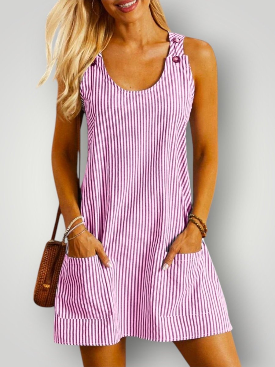 CRESSIDA | STRIPET SOMMERKJOLE - Nordic Boutique & Co.