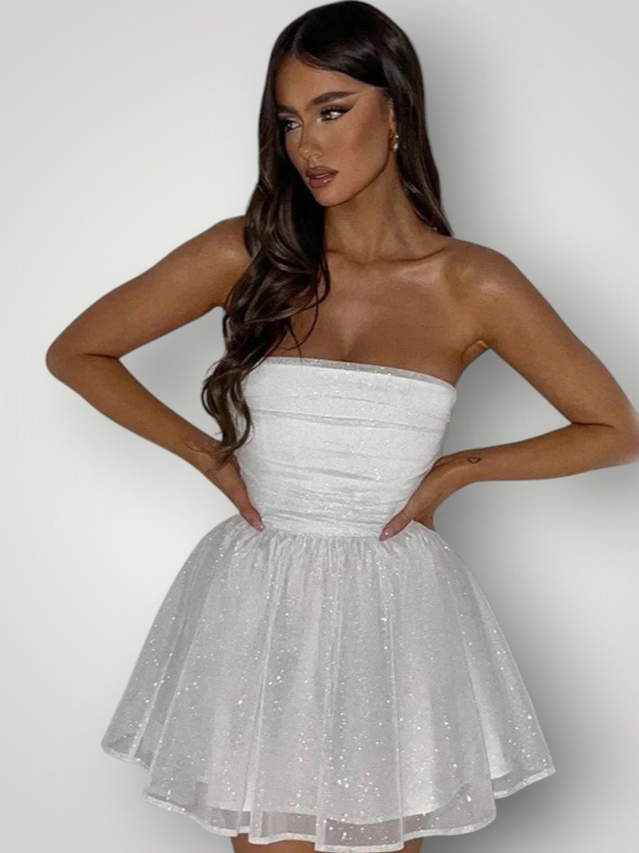DAVON | MINI GLITTERKJOLE - Nordic Boutique & Co.