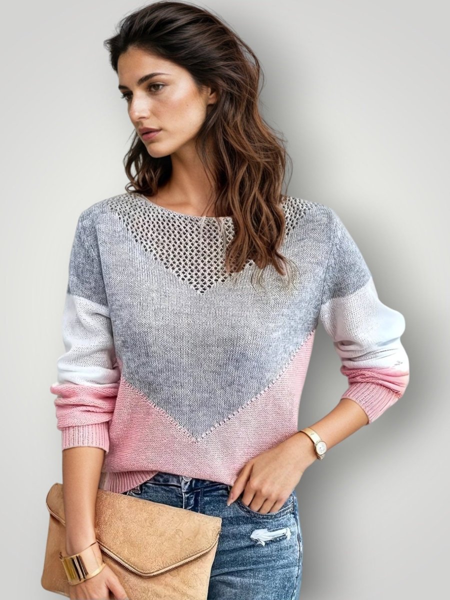 DONATELLA | UFORMELL STRIKKET GENSER - Nordic Boutique & Co.