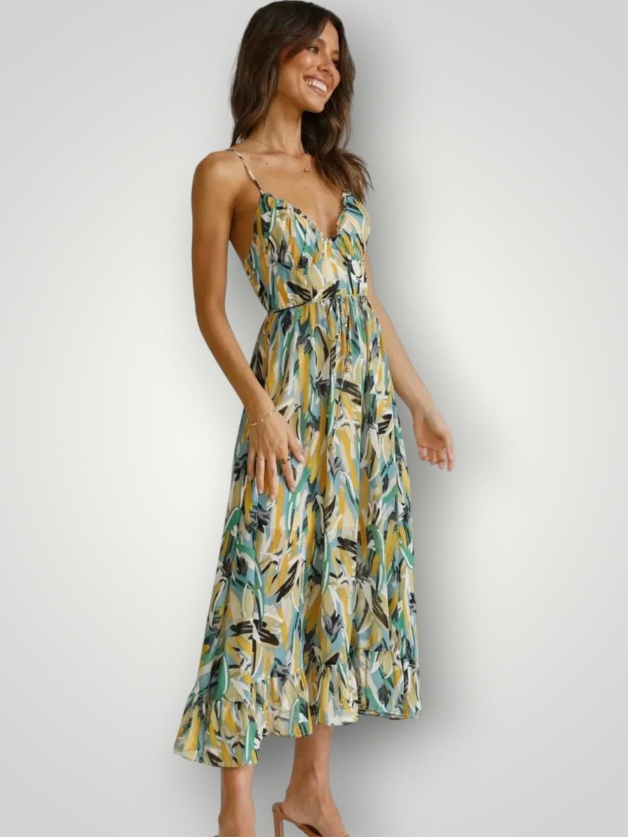 ELENA | MIDI KJOLE - Nordic Boutique & Co.