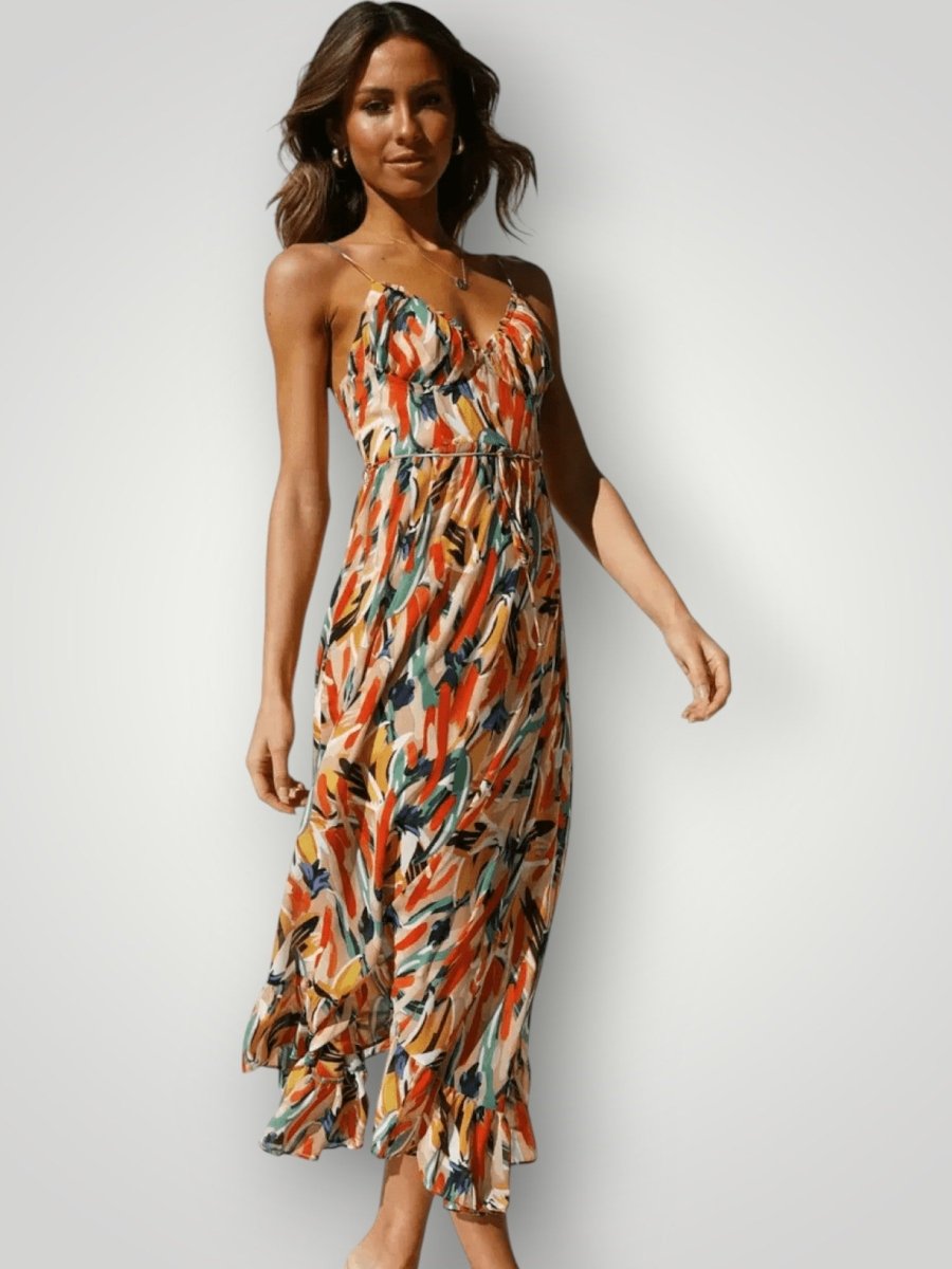 ELENA | MIDI KJOLE - Nordic Boutique & Co.