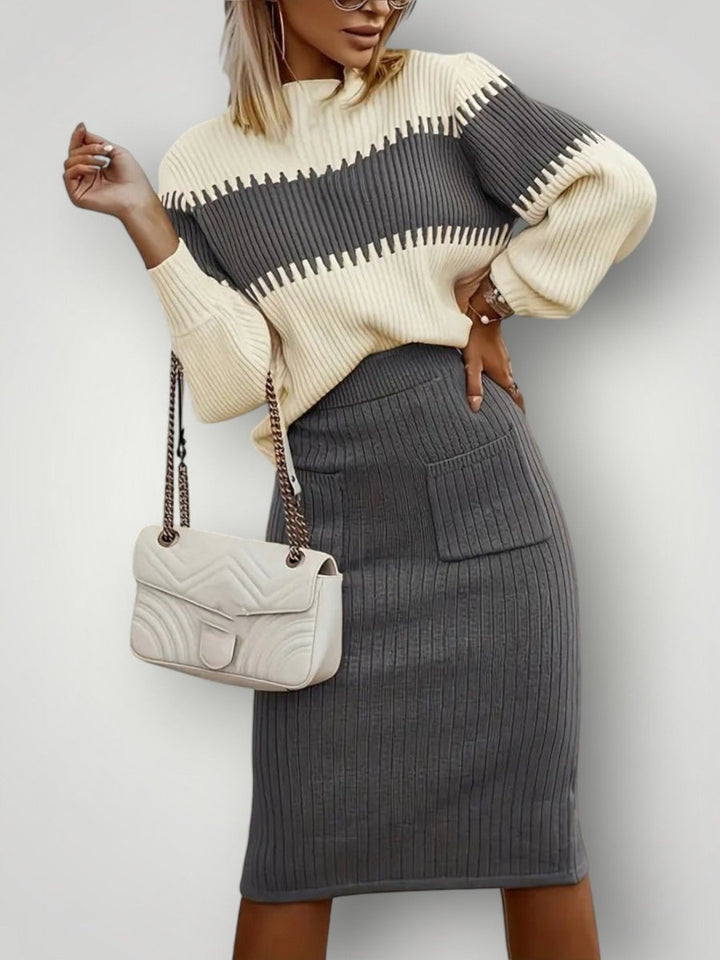 EMELY | CASUAL RIBBET SETT - Nordic Boutique & Co.