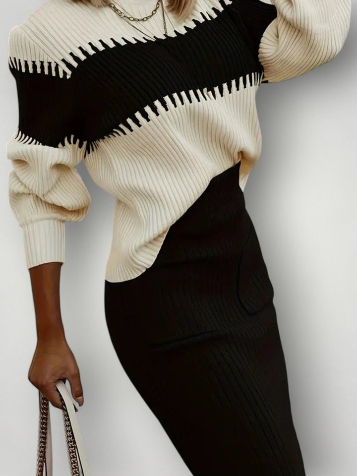 EMELY | CASUAL RIBBET SETT - Nordic Boutique & Co.