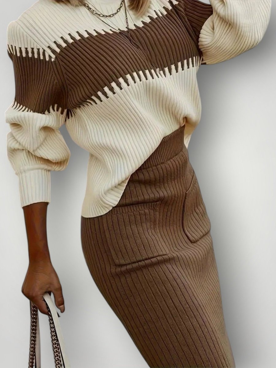 EMELY | CASUAL RIBBET SETT - Nordic Boutique & Co.