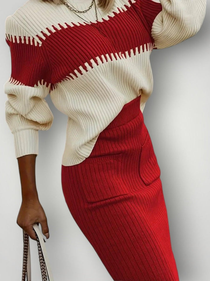 EMELY | CASUAL RIBBET SETT - Nordic Boutique & Co.