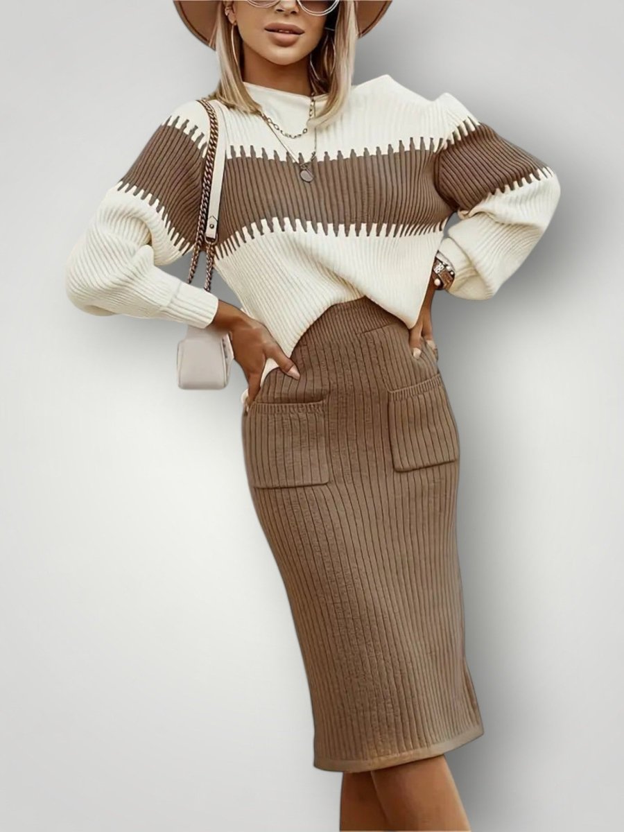 EMELY | CASUAL RIBBET SETT - Nordic Boutique & Co.