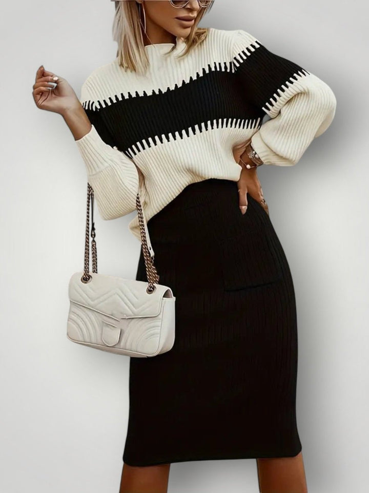 EMELY | CASUAL RIBBET SETT - Nordic Boutique & Co.