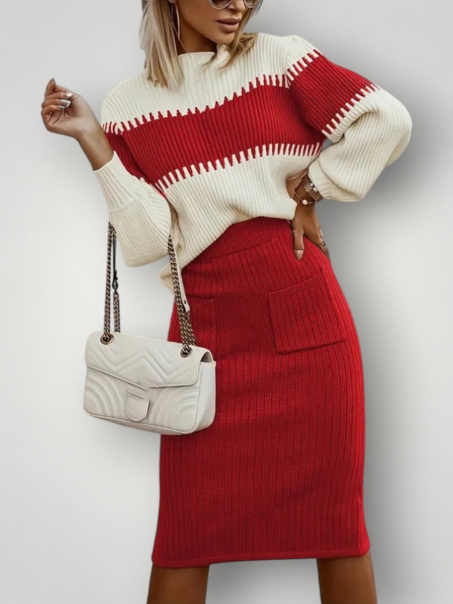 EMELY | CASUAL RIBBET SETT - Nordic Boutique & Co.