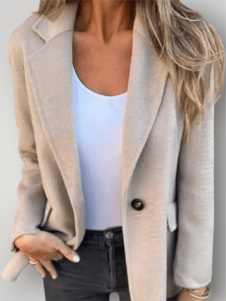 EMMA | KORT TYKK ULLKÅPE - Nordic Boutique & Co.