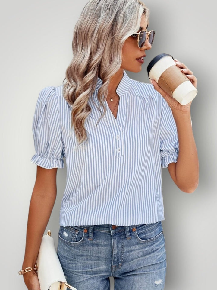 EMMA | STRIPET BLUSE - Nordic Boutique & Co.