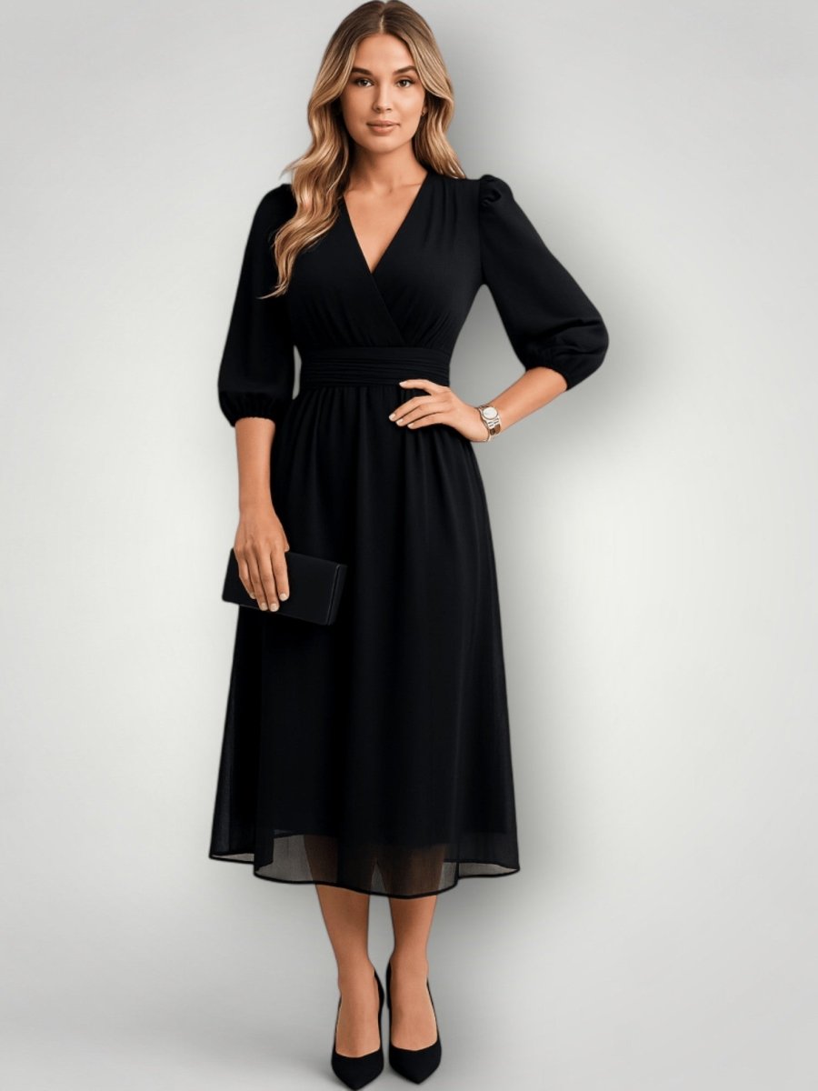 FAY | ELEGANT CHIFFONKJOLE - Nordic Boutique & Co.
