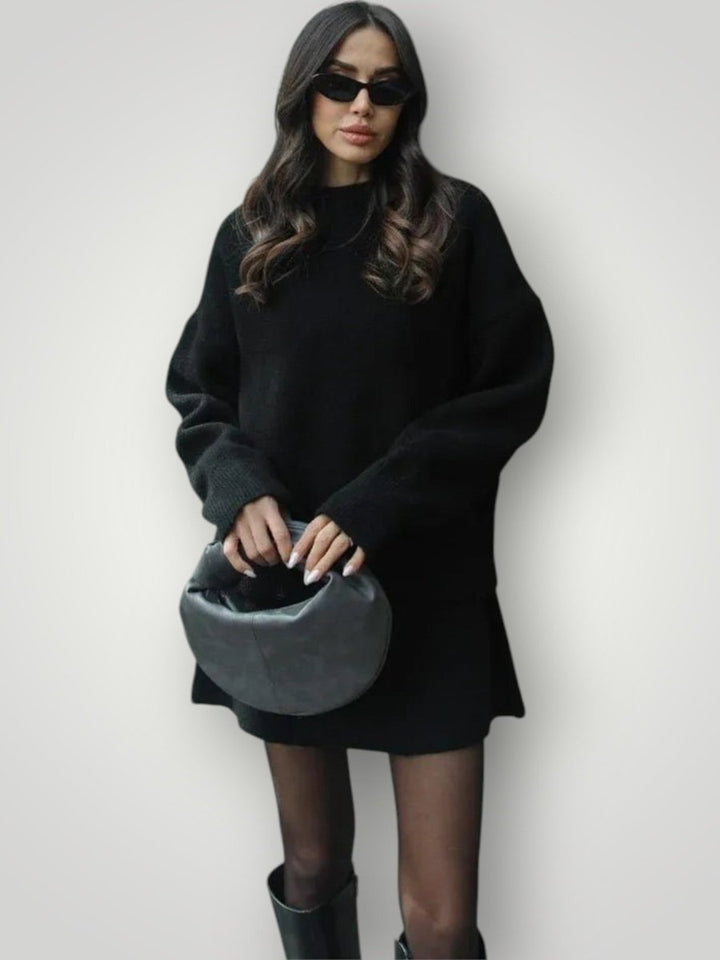 HELENA | STRIKKET SKJØRTSETT - Nordic Boutique & Co.