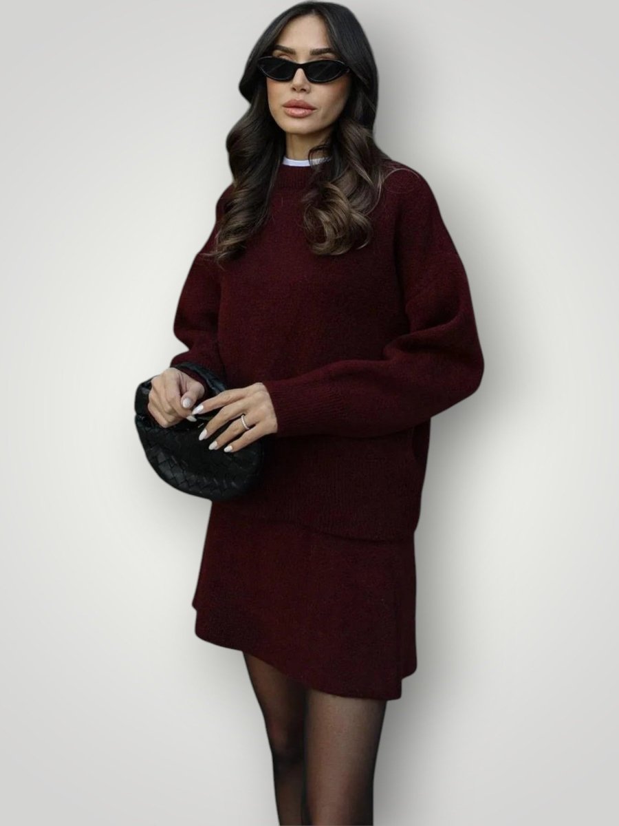 HELENA | STRIKKET SKJØRTSETT - Nordic Boutique & Co.