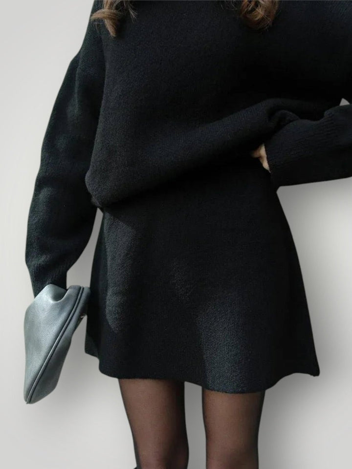 HELENA | STRIKKET SKJØRTSETT - Nordic Boutique & Co.