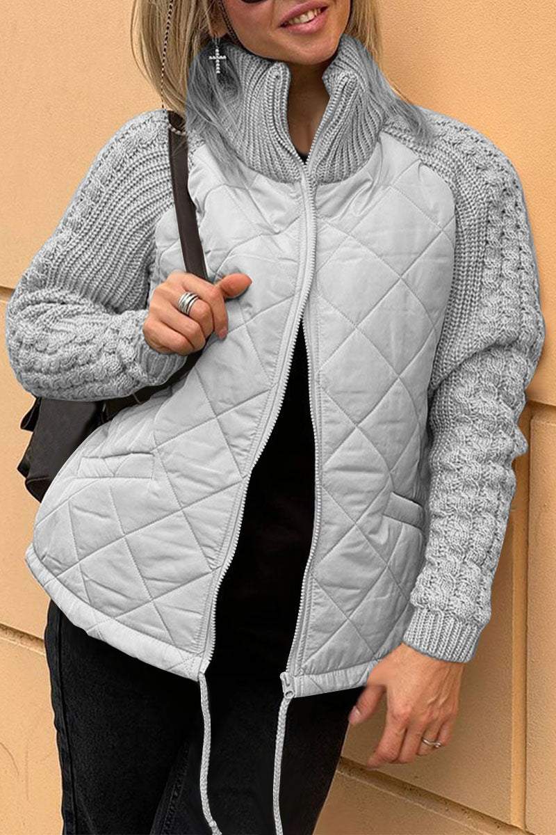 Gerda™ | Elegant strikket jakke for høst